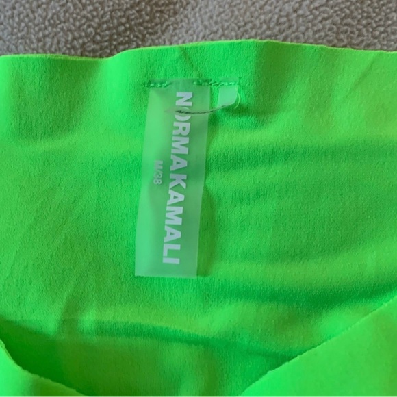 Norma Kamali Green Ruched Mini Dress - Picture 3 of 3